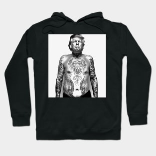 Tatted Trump Behind Bars Hoodie